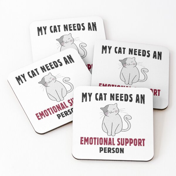 Item preview, My Cat Needs an Emotional Support Person designed and sold by laugh-out-loud.