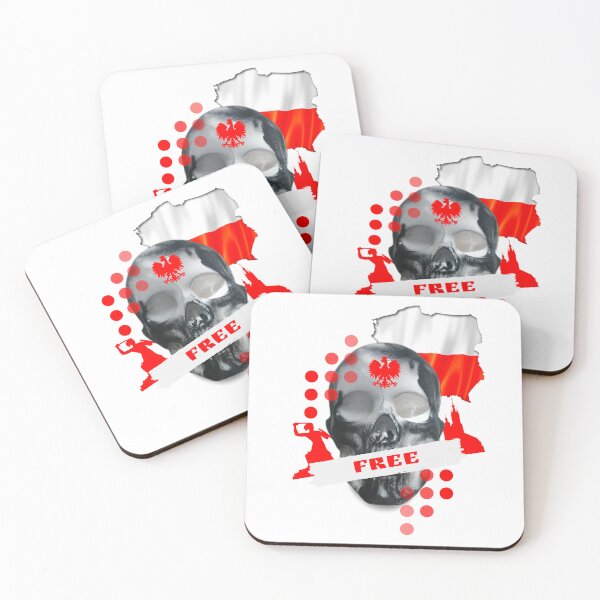 Item preview, Marble Skull "Free Poland"  designed and sold by Yaroslav Sakalosh.