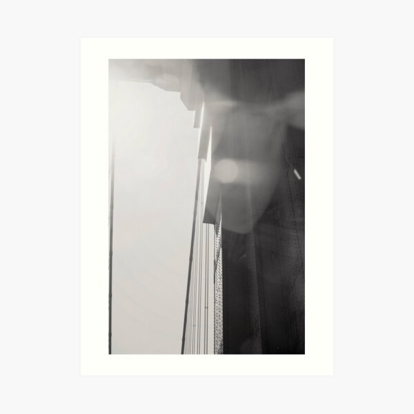 Golden Gate Close-Up Art Print