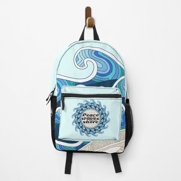 Item preview, Peace is Where the Waves Meet the Shore, Seascape Abstract Digital Art. designed and sold by Random Shern Creations.