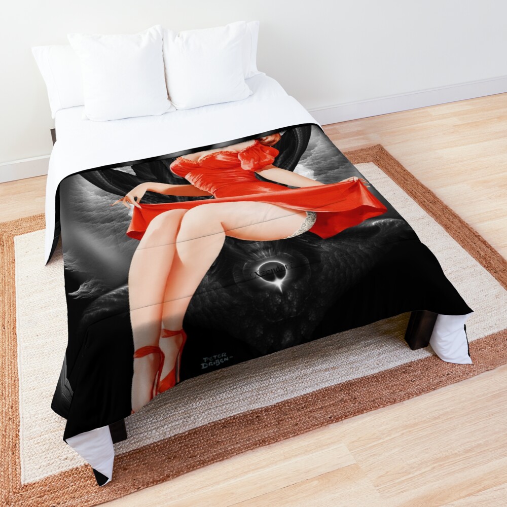 Beauty Parade February 1949 by Peter Driben Remastered Vintage Pinup Decorative Art Print Comforter