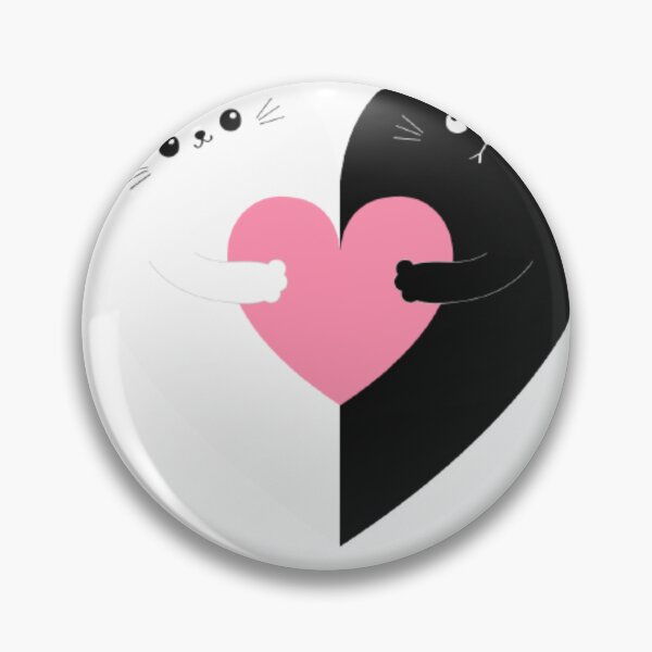 Item preview, cat black and white loves designed and sold by Lofi8Store.
