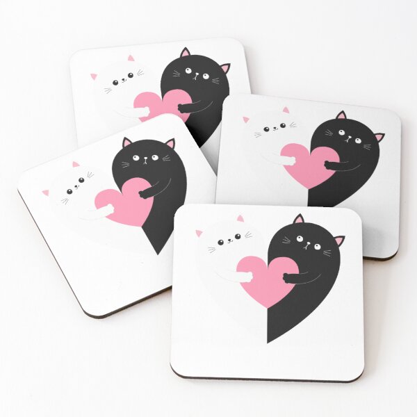 Item preview, cat black and white loves designed and sold by Lofi8Store.