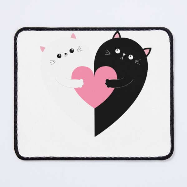 Item preview, cat black and white loves designed and sold by Lofi8Store.