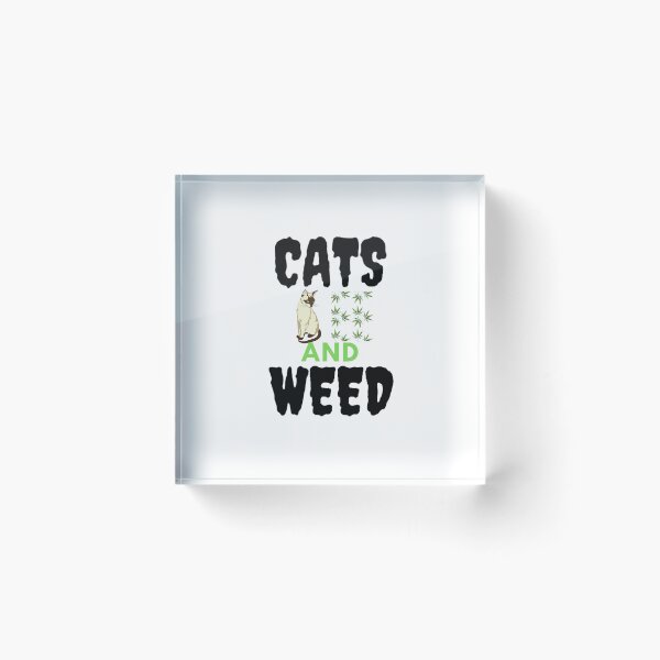 Item preview, Cats And Weed Funny Marijuana, Cannabis, Leaf, 420, Funny Weed designed and sold by BestDesignbySof.