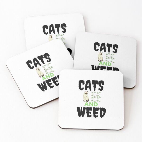 Item preview, Cats And Weed Funny Marijuana, Cannabis, Leaf, 420, Funny Weed designed and sold by BestDesignbySof.