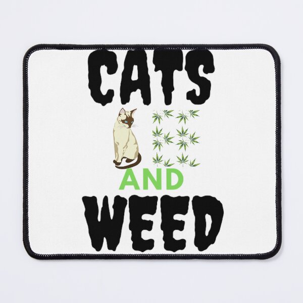 Item preview, Cats And Weed Funny Marijuana, Cannabis, Leaf, 420, Funny Weed designed and sold by BestDesignbySof.