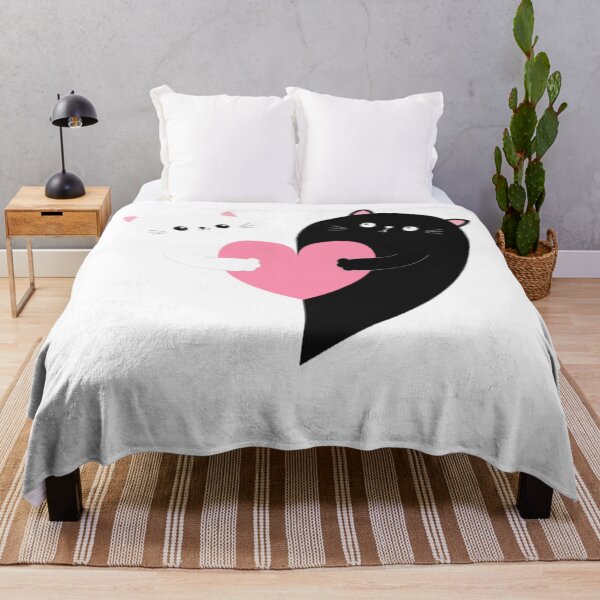 Item preview, cat black and white loves designed and sold by Lofi8Store.