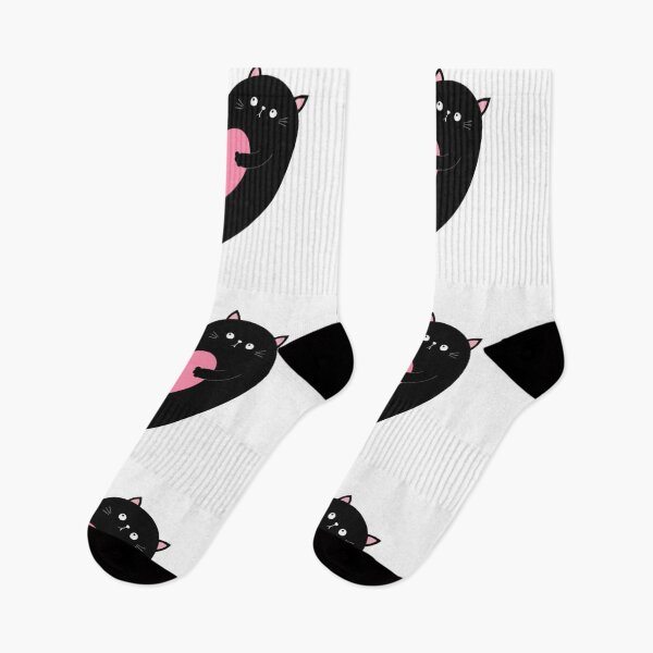 Item preview, cat black and white loves designed and sold by Lofi8Store.