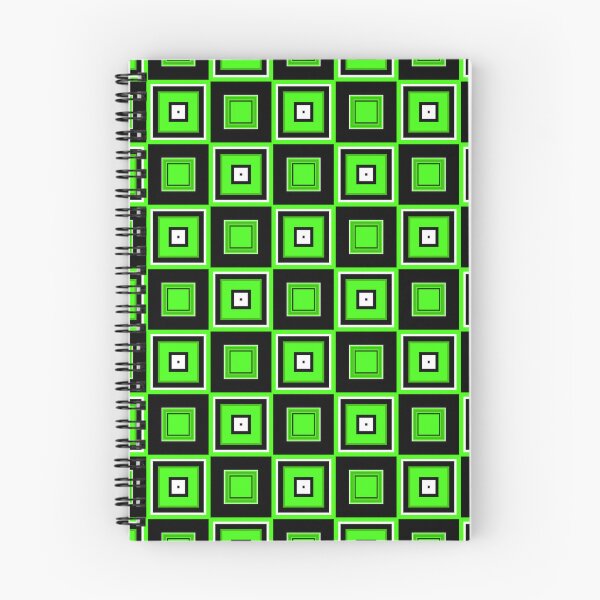 Item preview, Retro Inspired Neon Green Squares designed and sold by TotallyRetroArt.