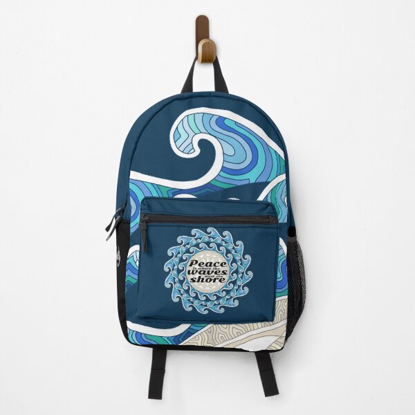 Item preview, Peace is Where the Waves Meet the Shore, Seascape Abstract Digital Art. designed and sold by Random Shern Creations.