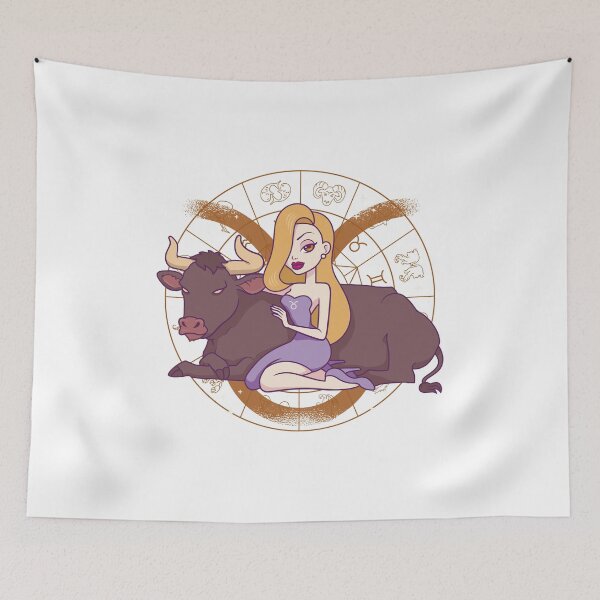 Item preview, taurus-pin-up-girl-t-shirt-design. designed and sold by JAMALSTORE92.