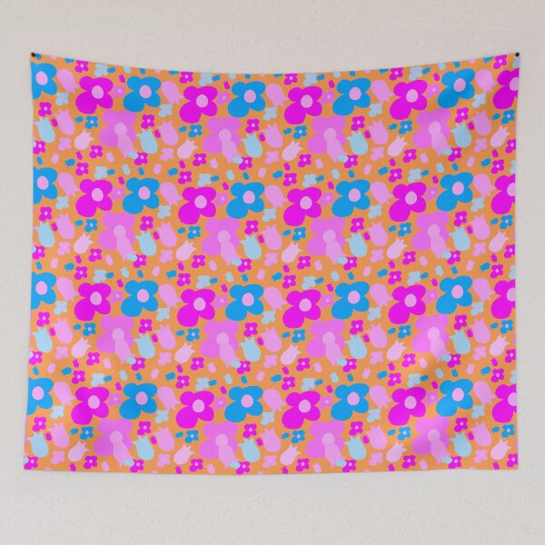 Item preview, Spring Flowers (bright) designed and sold by MatchTheDrapes.
