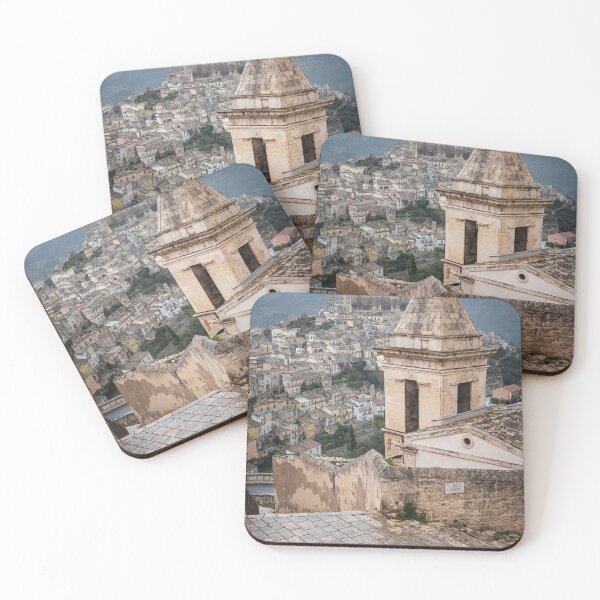 Artikelvorschau, Mit Blick auf die Altstadt von Ragusa Sizilien entworfen und verkauft von PhotoArt by Joan Carroll.