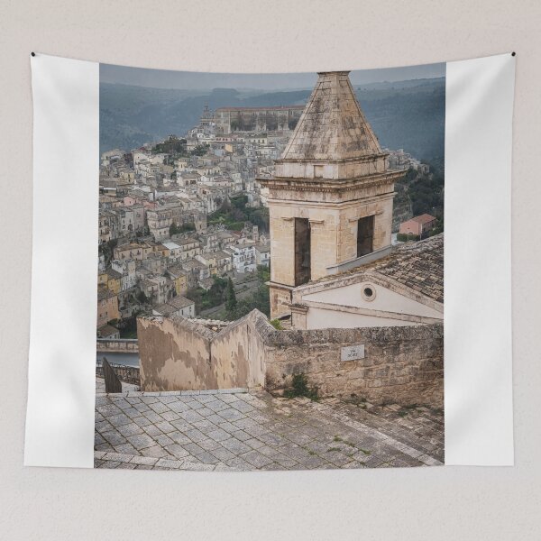 Item preview, Looking Across to Old Town Ragusa Sicily designed and sold by PhotoArt by Joan Carroll.