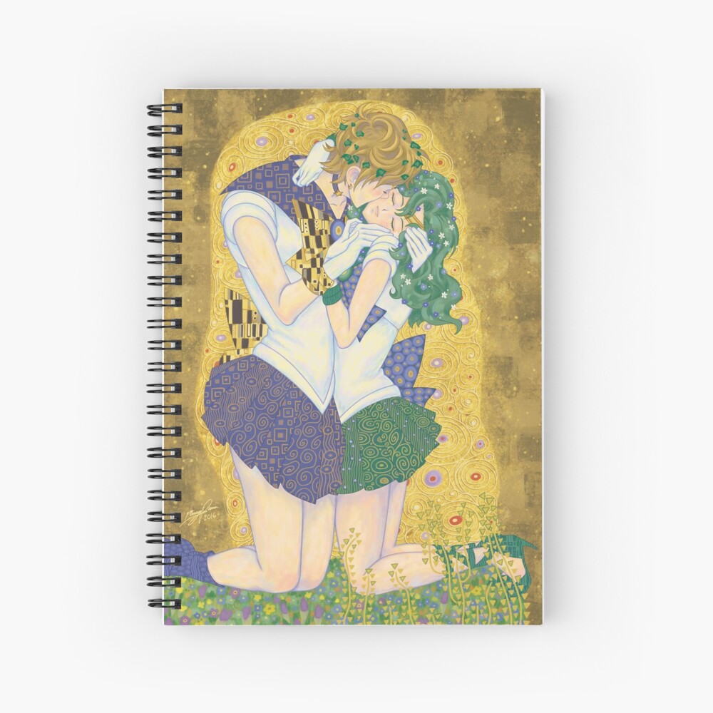 "The Kiss" Spiral Notebook for Sale by zimmay Redbubble