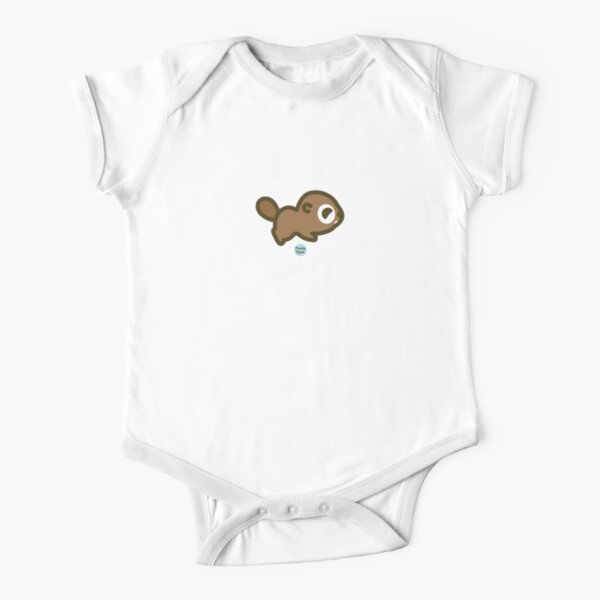 Bitsy the Beaver from the Simply Small Series Short Sleeve Baby One-Piece