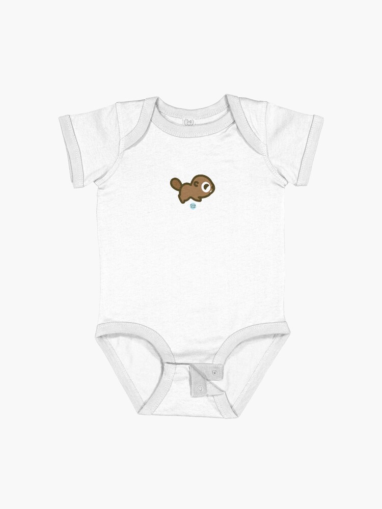 Thumbnail 1 of 2, Baby One-Piece, Bitsy the Beaver from the Simply Small Series designed and sold by PaolaOpal.