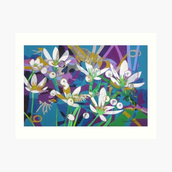 Six Bones Under Art Print