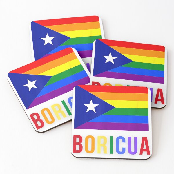 Item preview, Puerto Rico Boricua Gay Pride LGBT Rainbow Wepa T-Shirt designed and sold by lovingfame7825.