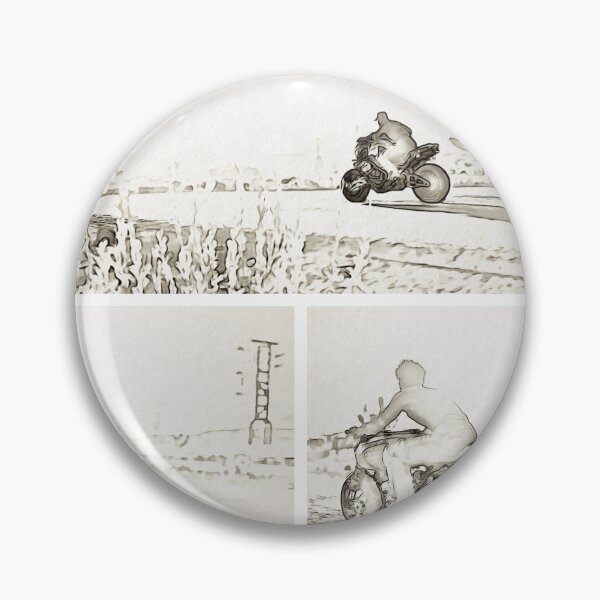 Item preview, Badlands Biker Print No 2 designed and sold by Tes331.