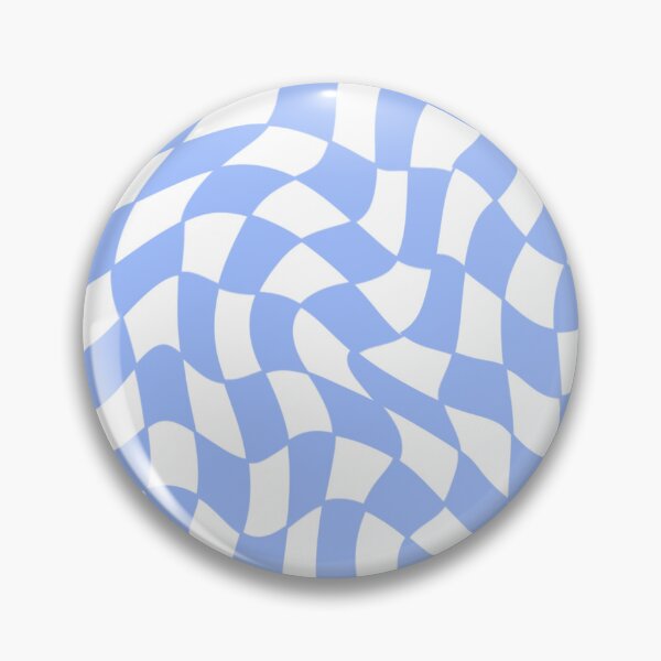 Item preview, Blue Swirled Checkers designed and sold by ellapevn.