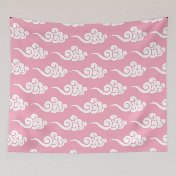 Item preview, Chinese Clouds Pattern on Pink Background designed and sold by Ayoub14.