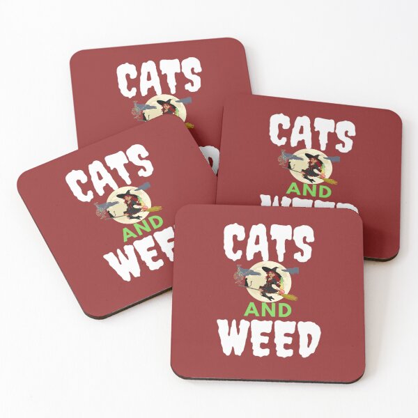 Item preview, Cats And Weed Funny Marijuana, Cannabis, Leaf, 420, Funny Weed designed and sold by BestDesignbySof.