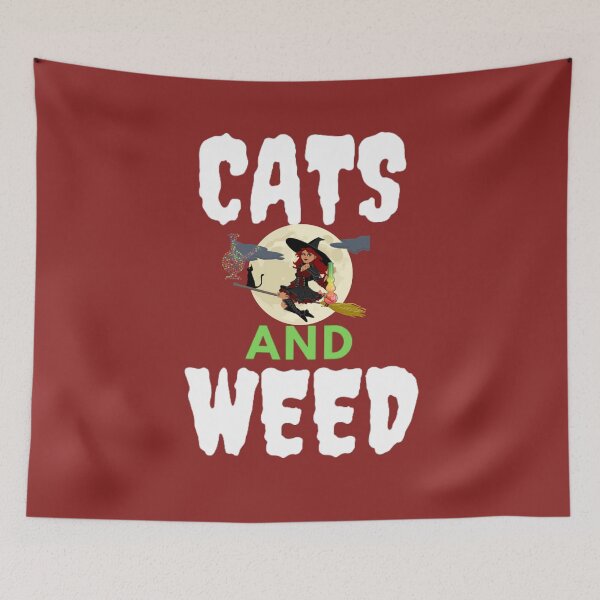 Item preview, Cats And Weed Funny Marijuana, Cannabis, Leaf, 420, Funny Weed designed and sold by BestDesignbySof.