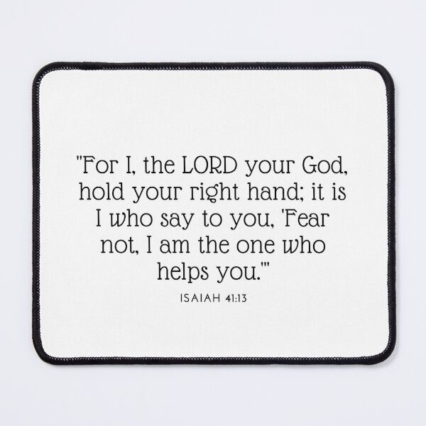 Item preview, Inspirational Bible Quote ISIAH 41:13 designed and sold by redajabre.