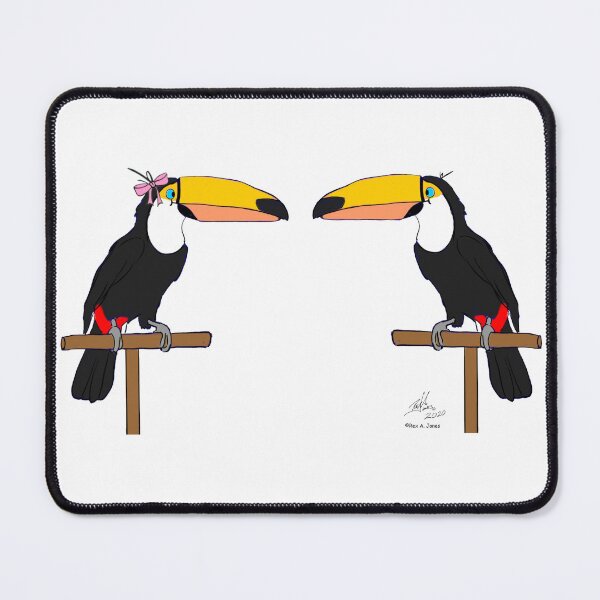 Item preview, Crazy Bird Lady with Toucans designed and sold by Laughing Parrot Studio.