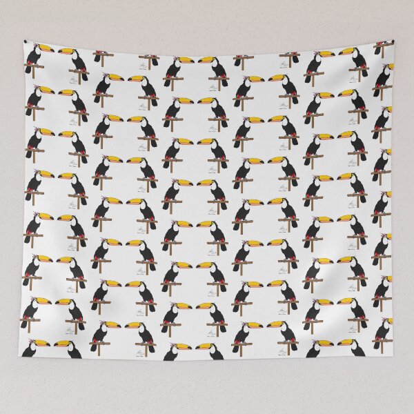 Item preview, Crazy Bird Lady with Toucans designed and sold by Laughing Parrot Studio.