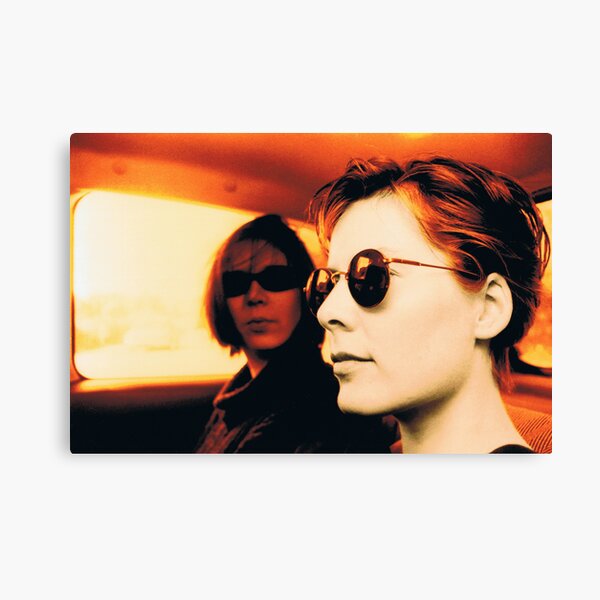 Orla & Denise in Terry's Car 1997 Canvas Print