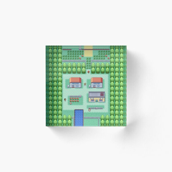 Dreams of Pallet Town Acrylic Block