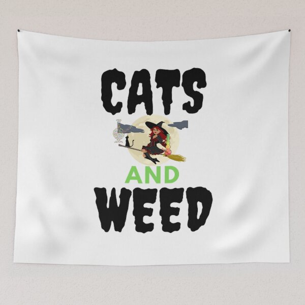 Artikelvorschau, Katzen und Unkraut Lustiges Marihuana, Cannabis, Blatt, 420, Lustiges Unkraut entworfen und verkauft von BestDesignbySof.