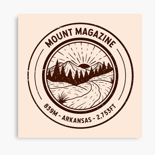 Item preview, Mount Magazine Arkansas | Hiking | Skiing designed and sold by KrisSidDesigns.