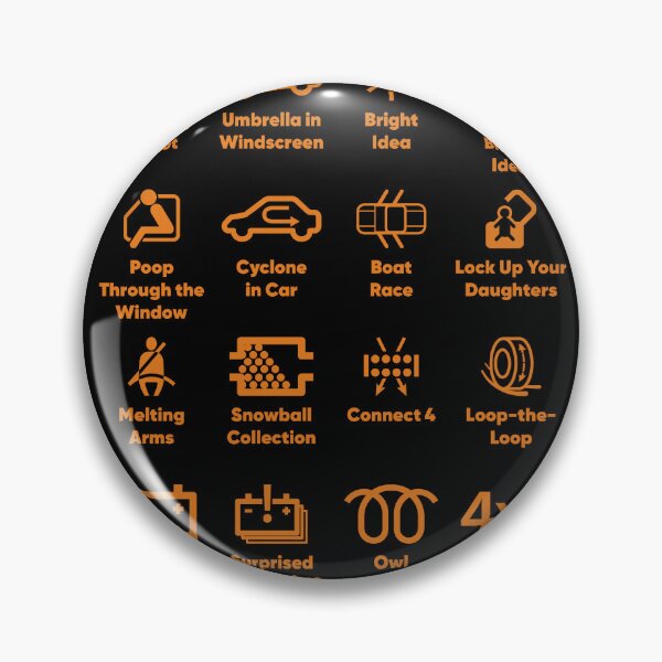 Item preview, Car Dashboard Warning Lights designed and sold by iconikit.