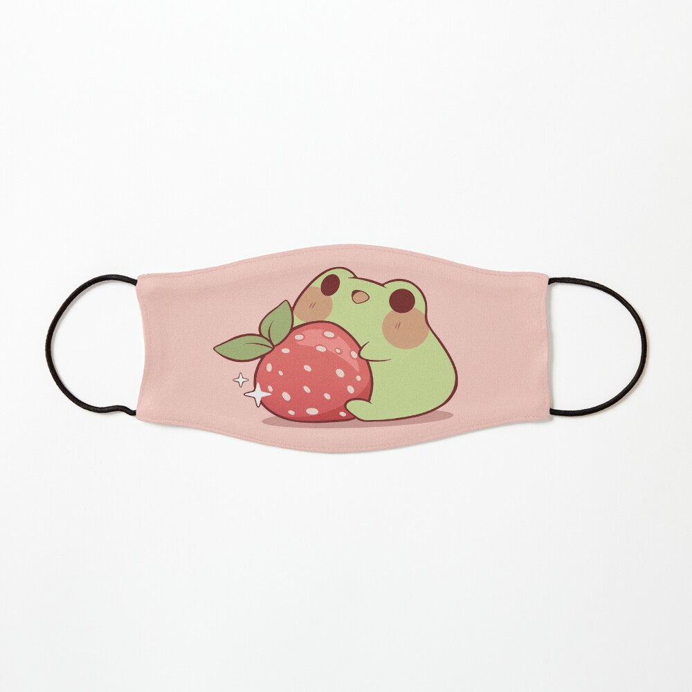 Frog with strawberry Mask