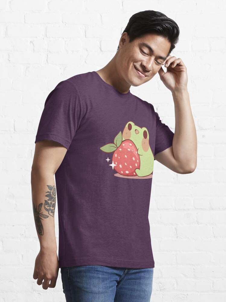 Alternate view of Frog with strawberry Essential T-Shirt