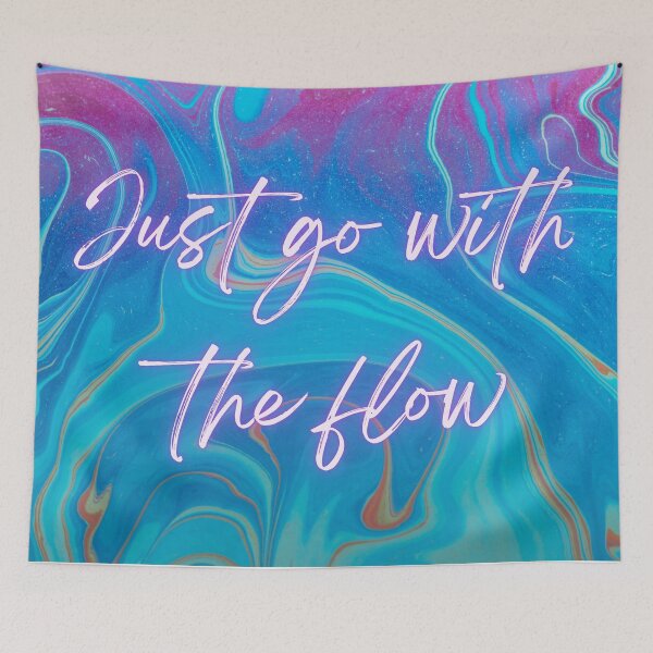 Item preview, Just Go With The Flow designed and sold by Lit_Creation ⭐️⭐️⭐️⭐️⭐️.