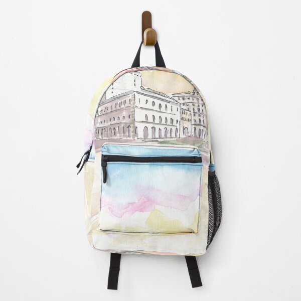 Item preview, Genoa Italy Main Square Piazza at Sunrise designed and sold by artshop77.