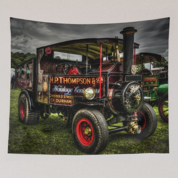 Item preview, Traction Engine At The Steam Rally designed and sold by axp7884.