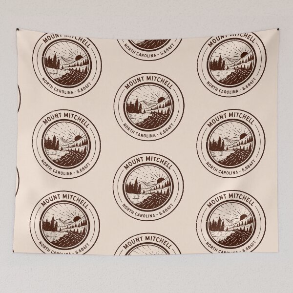 Item preview, Mount Mitchell North Carolina | Hiking | Skiing designed and sold by KrisSidDesigns.