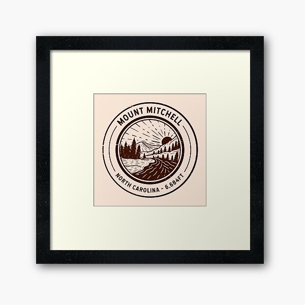 Item preview, Mount Mitchell North Carolina | Hiking | Skiing designed and sold by KrisSidDesigns.