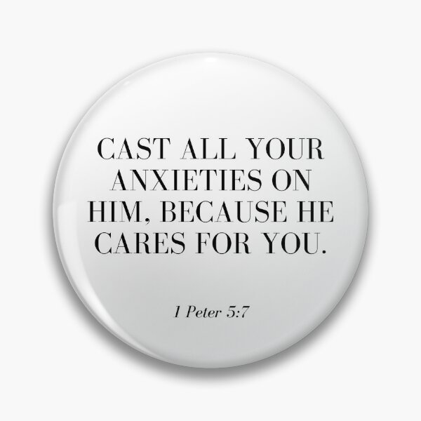 Item preview, Inspirational, Bible, Quote 1 Peter 5:7 designed and sold by redajabre.