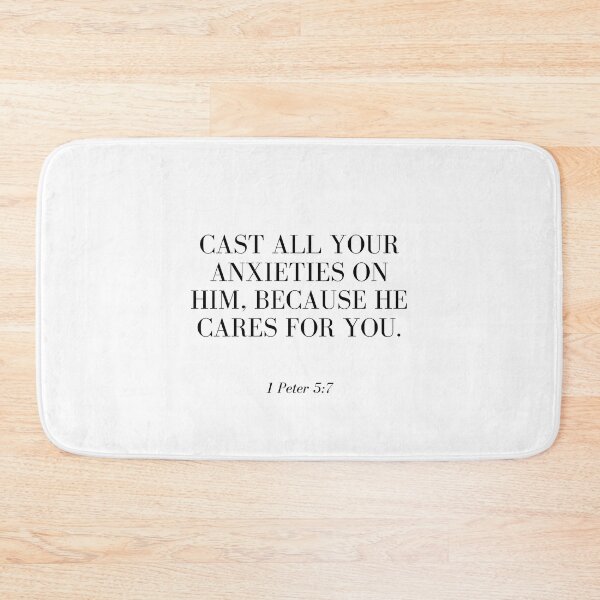 Item preview, Inspirational, Bible, Quote 1 Peter 5:7 designed and sold by redajabre.