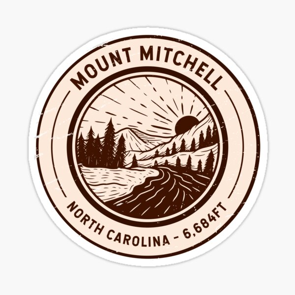 Item preview, Mount Mitchell North Carolina | Hiking | Skiing designed and sold by KrisSidDesigns.
