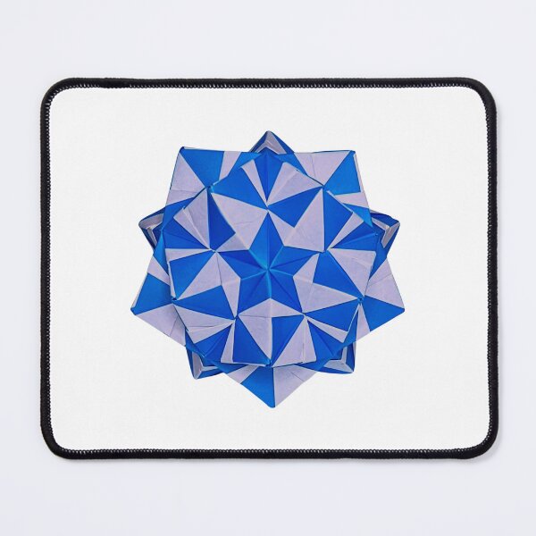 Item preview, Blue and White Origami Star, Abstract Art designed and sold by Meo Design.