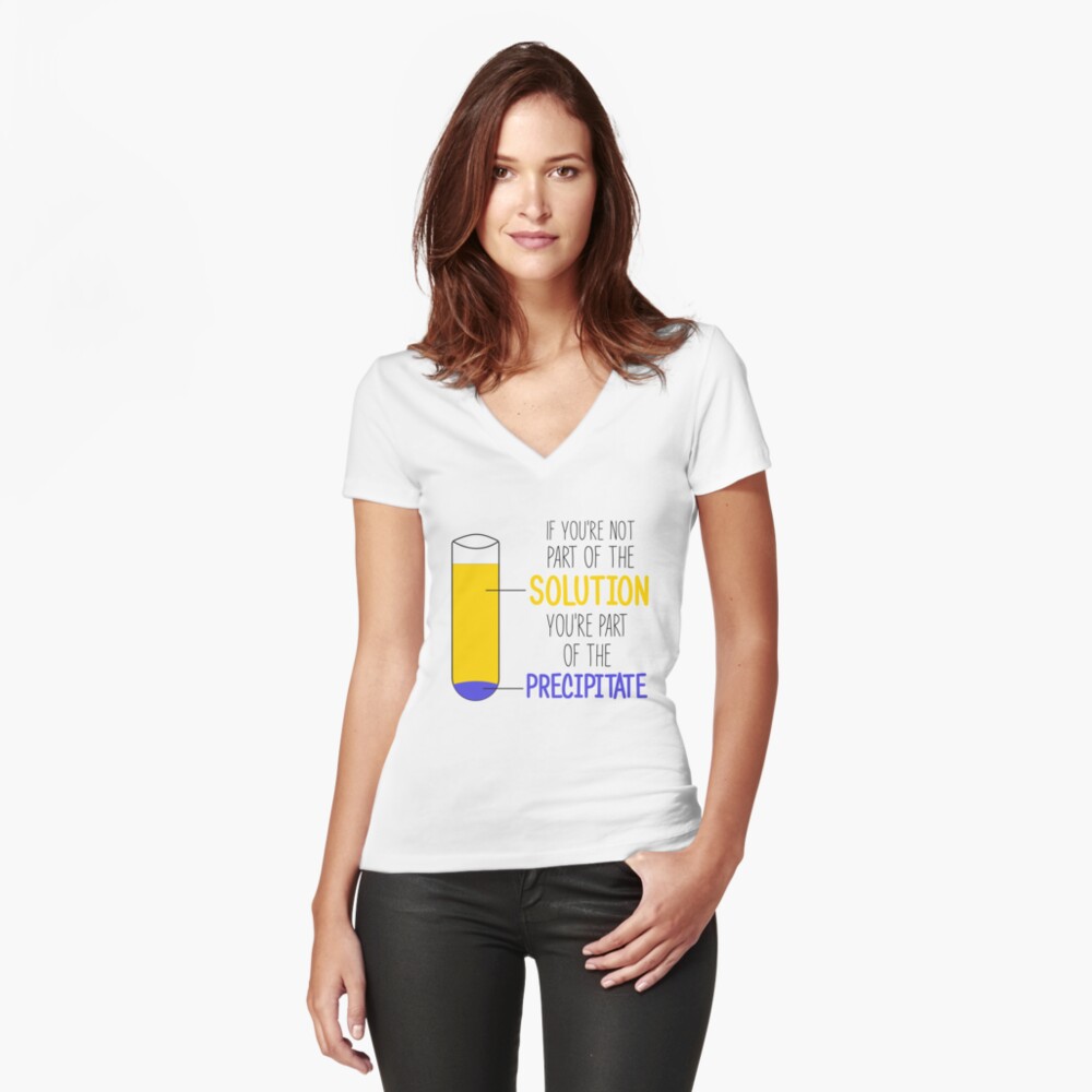 Item preview, Fitted V-Neck T-Shirt designed and sold by Phashion.