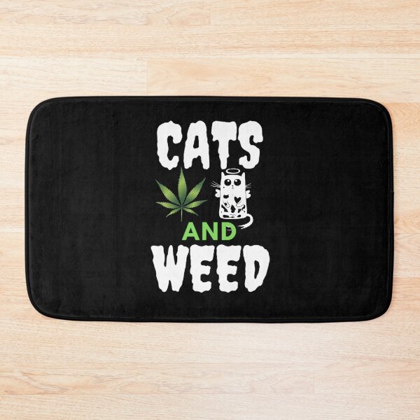Item preview, Cats And Weed Funny Marijuana, Cannabis, Leaf, 420, Funny Weed designed and sold by BestDesignbySof.